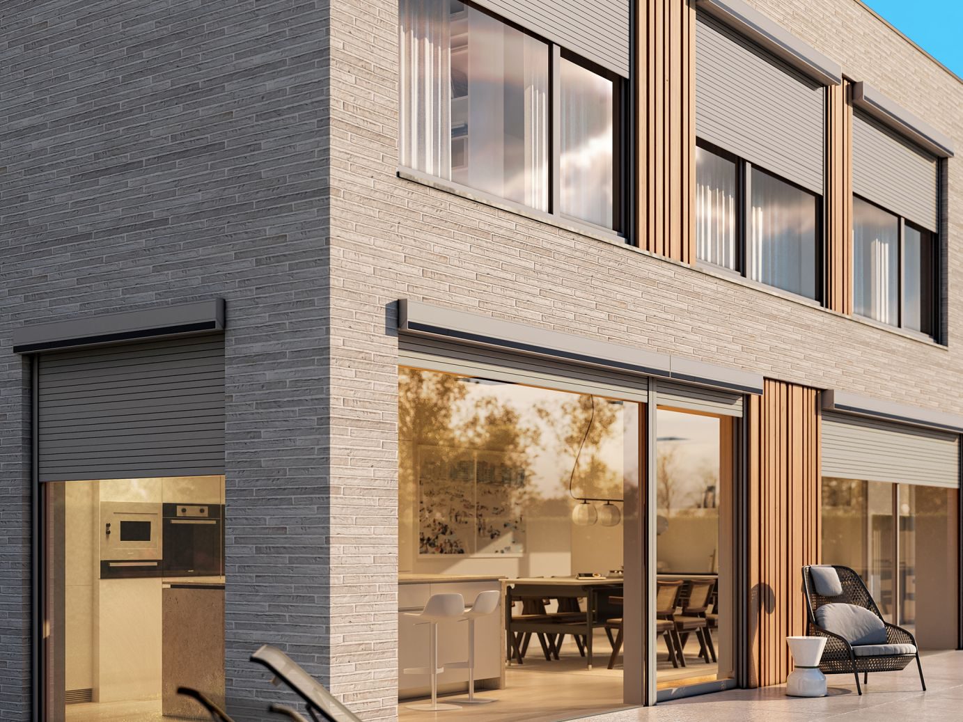 Volets roulants Winsol SOLARBOX à énergie solaire